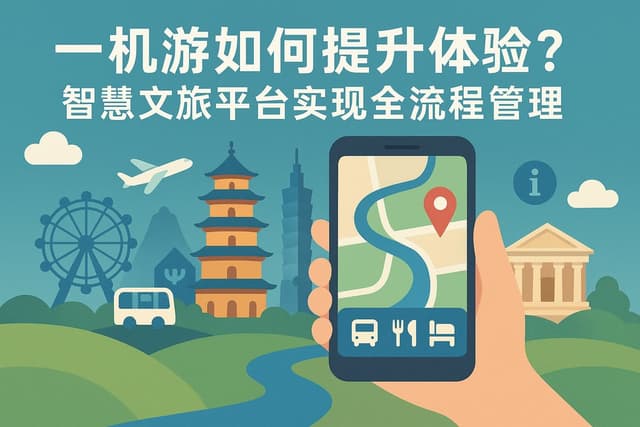 一机游如何提升体验？智慧文旅平台实现全流程管理