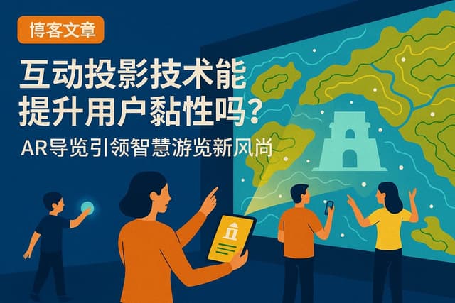 互动投影技术能提升用户黏性吗？AR导览引领智慧游览新风尚