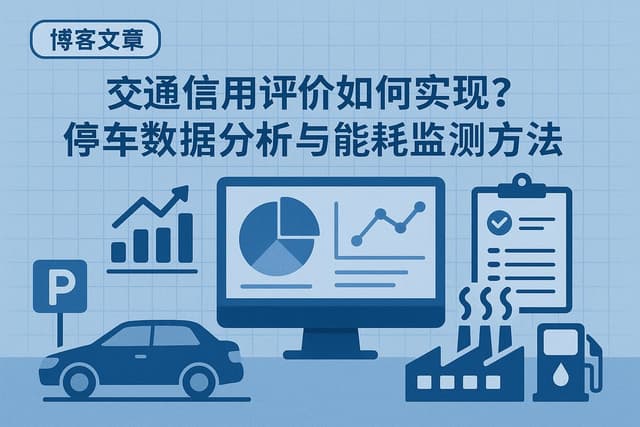交通信用评价如何实现？停车数据分析与能耗监测方法论