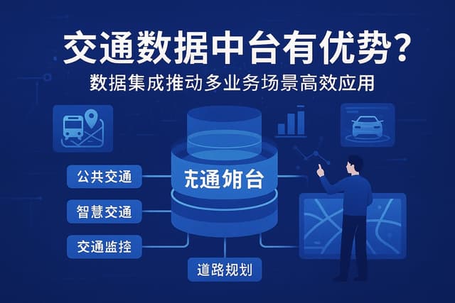 交通数据中台有何优势？数据集成推动多业务场景高效应用