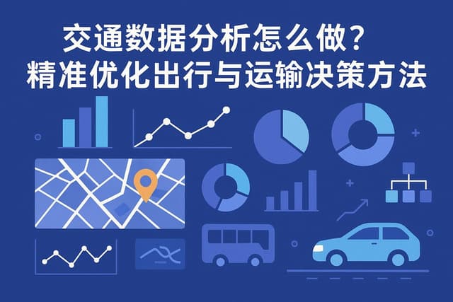 交通数据分析怎么做？精准优化出行与运输决策方法