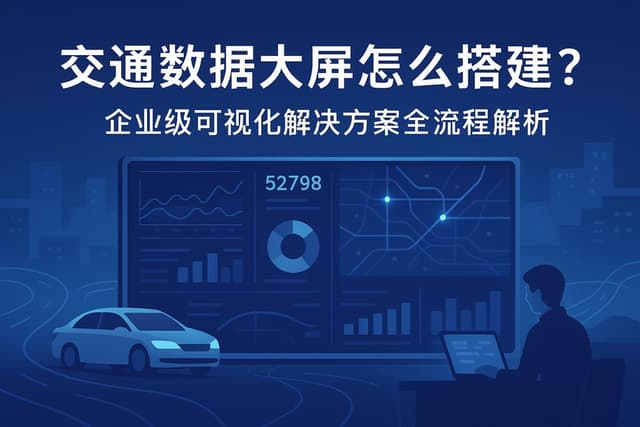 交通数据大屏怎么搭建？企业级可视化解决方案全流程解析
