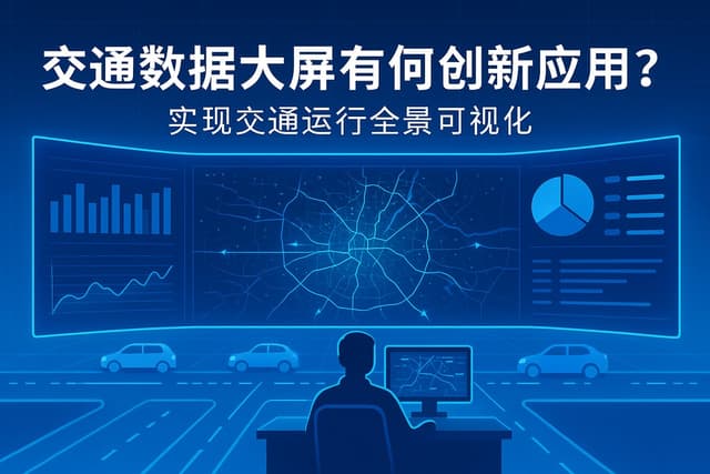交通数据大屏有何创新应用？实现交通运行全景可视化