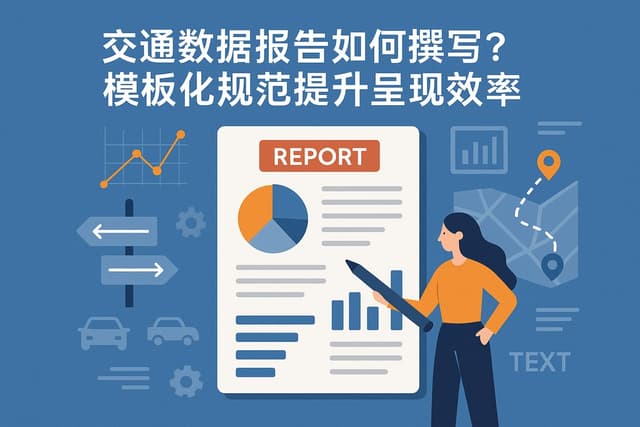 交通数据报告如何撰写？模板化规范提升呈现效率
