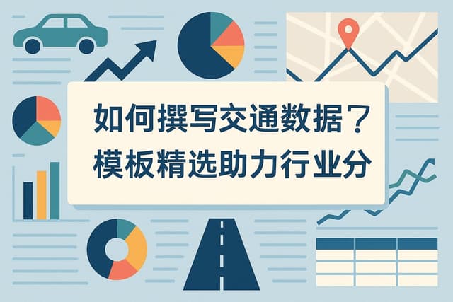 交通数据报告如何撰写？模板精选助力行业分析
