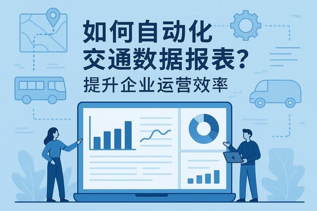 交通数据报表如何自动化？提升企业运营效率