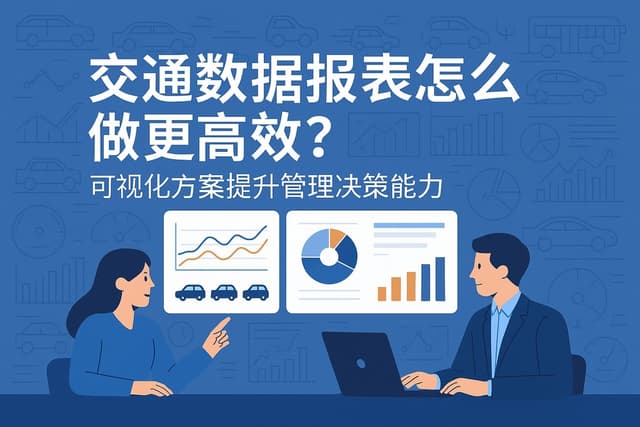 交通数据报表怎么做更高效？可视化方案提升管理决策能力