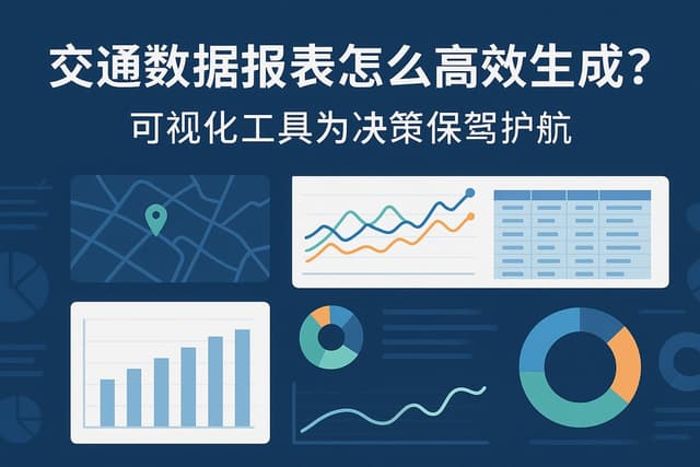 交通数据报表怎么高效生成？可视化工具为决策保驾护航