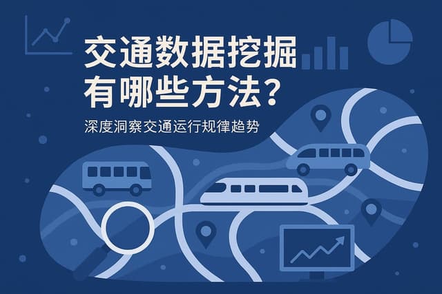 交通数据挖掘有哪些方法？深度洞察交通运行规律趋势