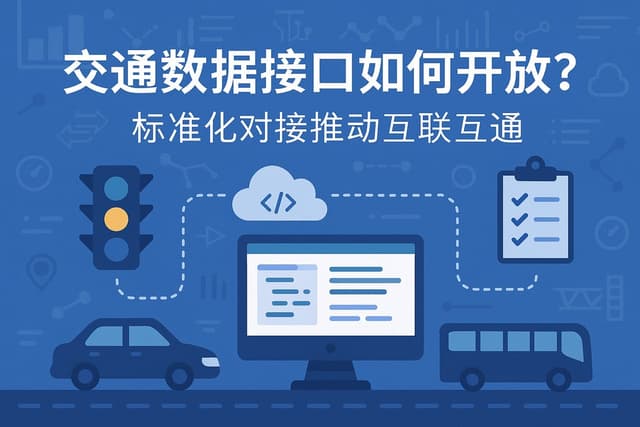 交通数据接口如何开放？标准化对接推动互联互通