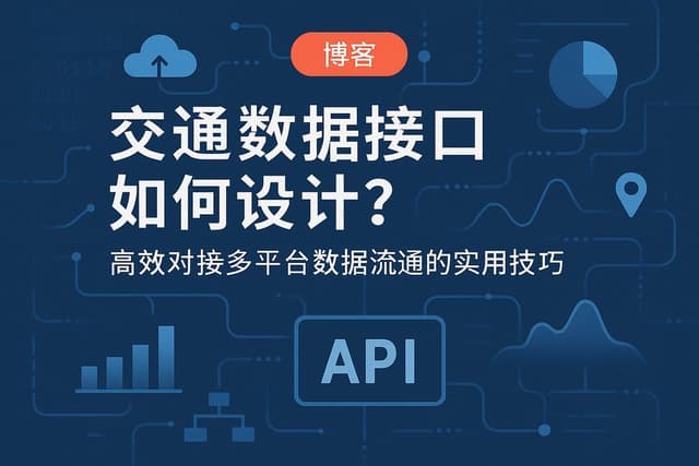 交通数据接口如何设计？高效对接多平台数据流通的实用技巧