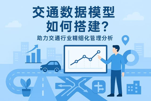 交通数据模型如何搭建？助力交通行业精细化管理分析