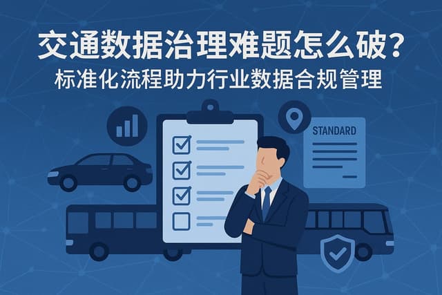 交通数据治理难题怎么破？标准化流程助力行业数据合规管理