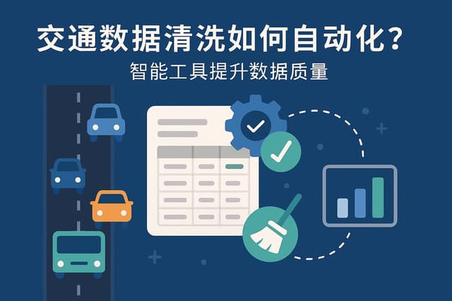 交通数据清洗如何自动化？智能工具提升数据质量