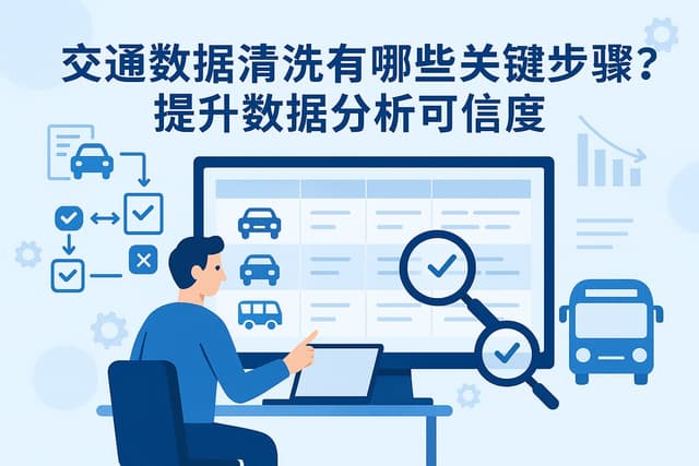 交通数据清洗有哪些关键步骤？提升数据分析可信度