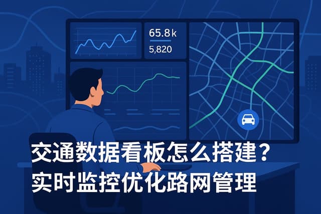 交通数据看板怎么搭建？实时监控优化路网管理
