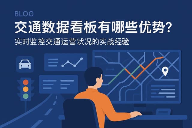 交通数据看板有哪些优势？实时监控交通运营状况的实战经验