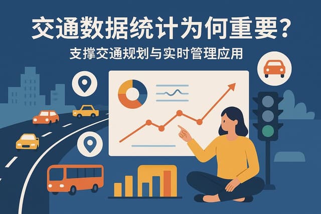 交通数据统计为何重要？支撑交通规划与实时管理应用