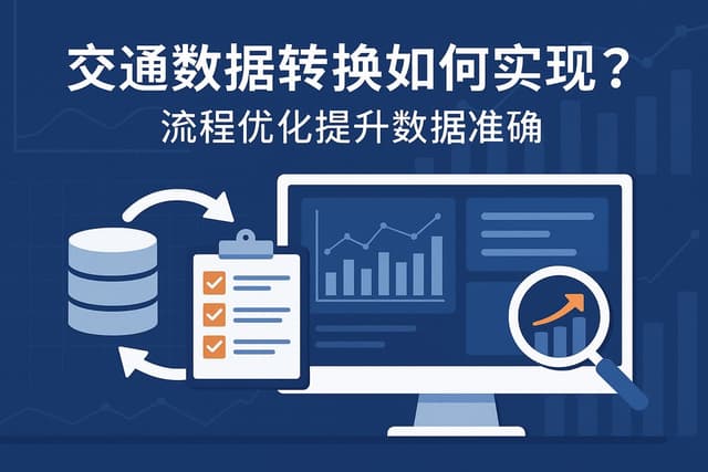 交通数据转换如何实现高质量？流程优化提升数据准确性