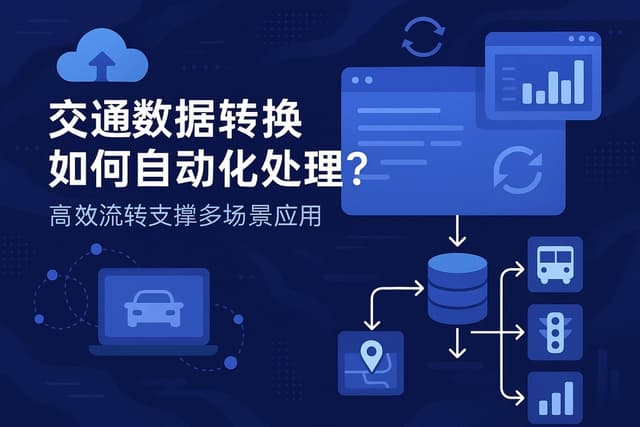 交通数据转换如何自动化处理？高效流转支撑多场景应用