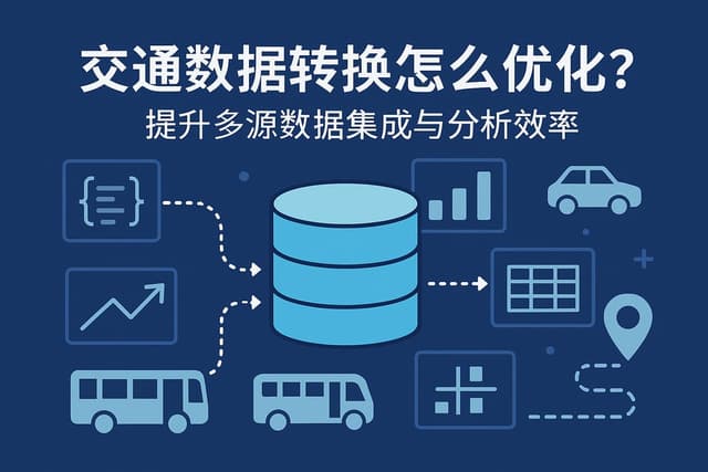 交通数据转换怎么优化？提升多源数据集成与分析效率