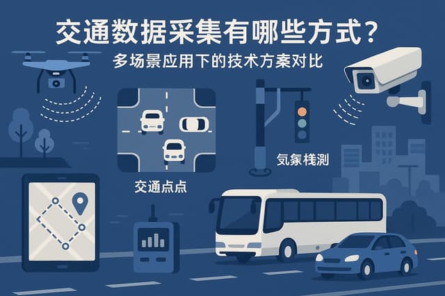 交通数据采集有哪些方式？多场景应用下的技术方案对比
