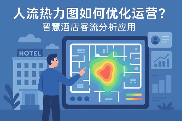 人流热力图如何优化运营？智慧酒店客流分析应用