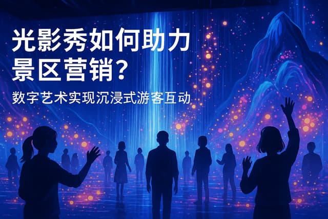 光影秀如何助力景区营销？数字艺术实现沉浸式游客互动