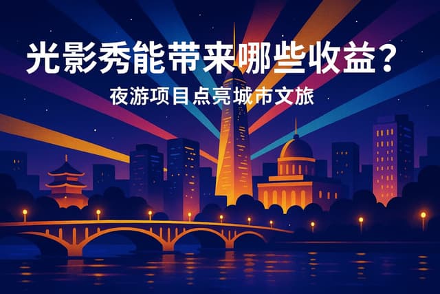 光影秀能带来哪些收益？夜游项目点亮城市文旅