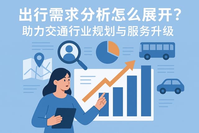 出行需求分析怎么展开？助力交通行业规划与服务升级
