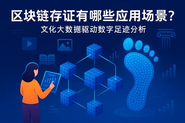 区块链存证有哪些应用场景？文化大数据驱动数字足迹分析