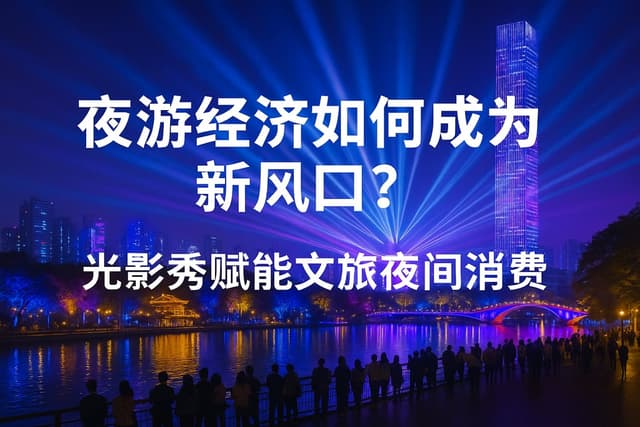 夜游经济为何成为新风口？光影秀赋能文旅夜间消费