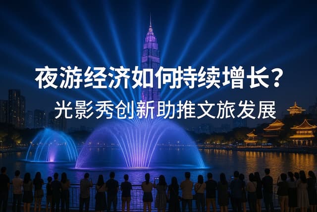 夜游经济如何持续增长？光影秀创新助推文旅发展