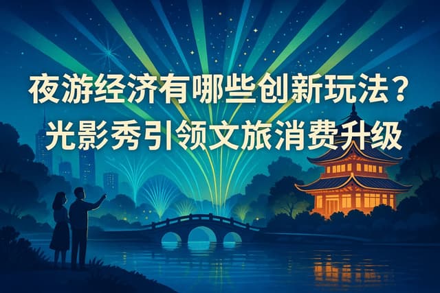 夜游经济有哪些创新玩法？光影秀引领文旅消费升级