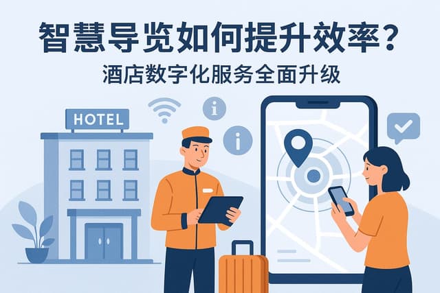智慧导览如何提升效率？酒店数字化服务全面升级