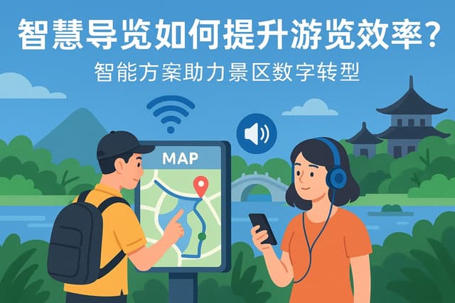 智慧导览如何提升游览效率？智能方案助力景区数字转型