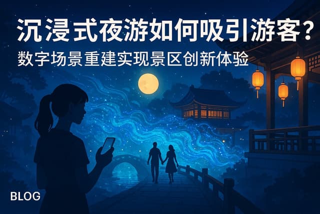 沉浸式夜游如何吸引游客？数字场景重建实现景区创新体验