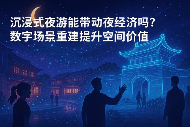 沉浸式夜游能带动夜经济吗？数字场景重建提升空间价值