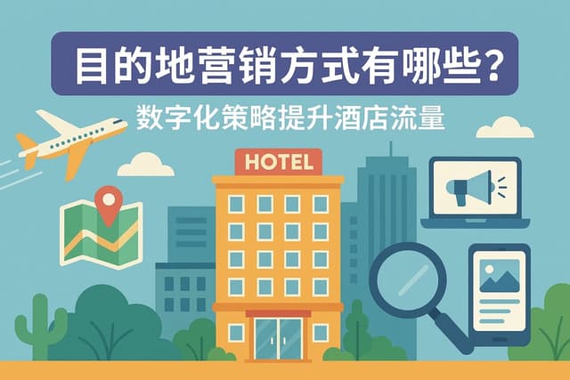 目的地营销方式有哪些？数字化策略提升酒店流量