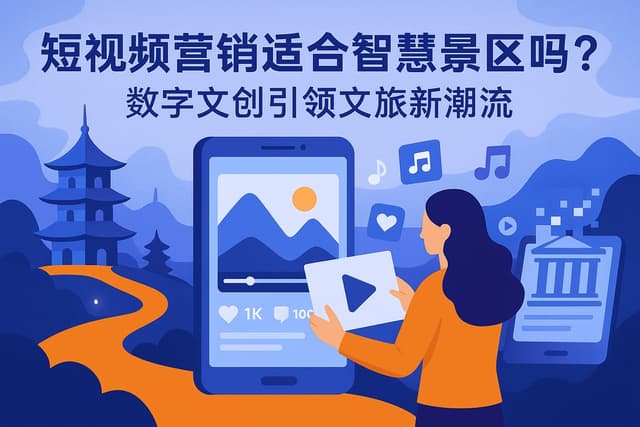 短视频营销适合智慧景区吗？数字文创引领文旅新潮流