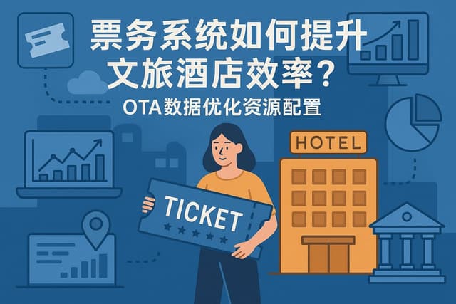 票务系统如何提升文旅酒店效率？OTA数据优化资源配置