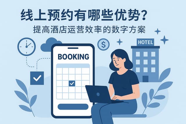 线上预约有哪些优势？提高酒店运营效率的数字方案