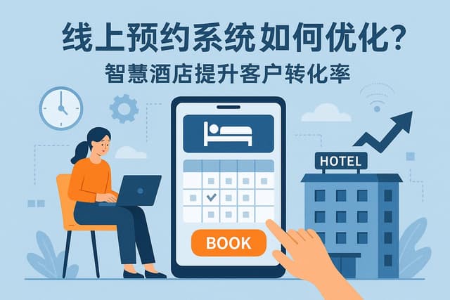 线上预约系统如何优化？智慧酒店提升客户转化率