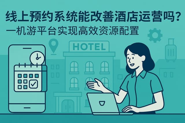 线上预约系统能改善酒店运营吗？一机游平台实现高效资源配置