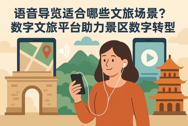 语音导览适合哪些文旅场景？数字文旅平台助力景区数字转型