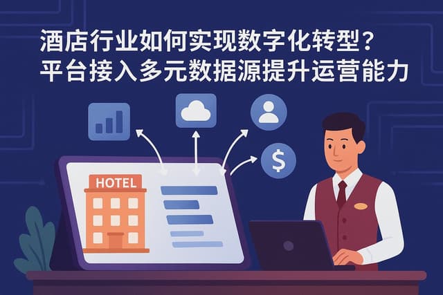 酒店行业如何实现数字化转型？平台接入多元数据源提升运营能力