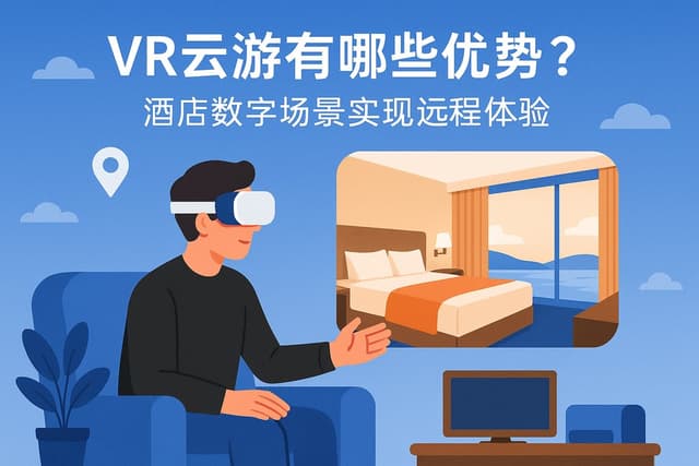 VR云游有哪些优势？酒店数字场景实现远程体验
